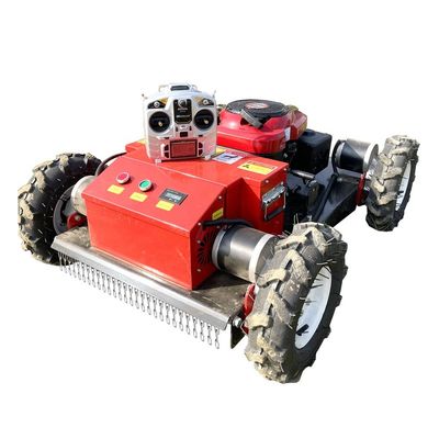 ποιότητας  Customized Anti-Skid Color 7.5HP 9HP Electric-start Lawn Mower Mini Remote Control RC Robot Lawnmower εργοστάσιο